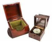 Cased Waltham Watch Co 8-day s
