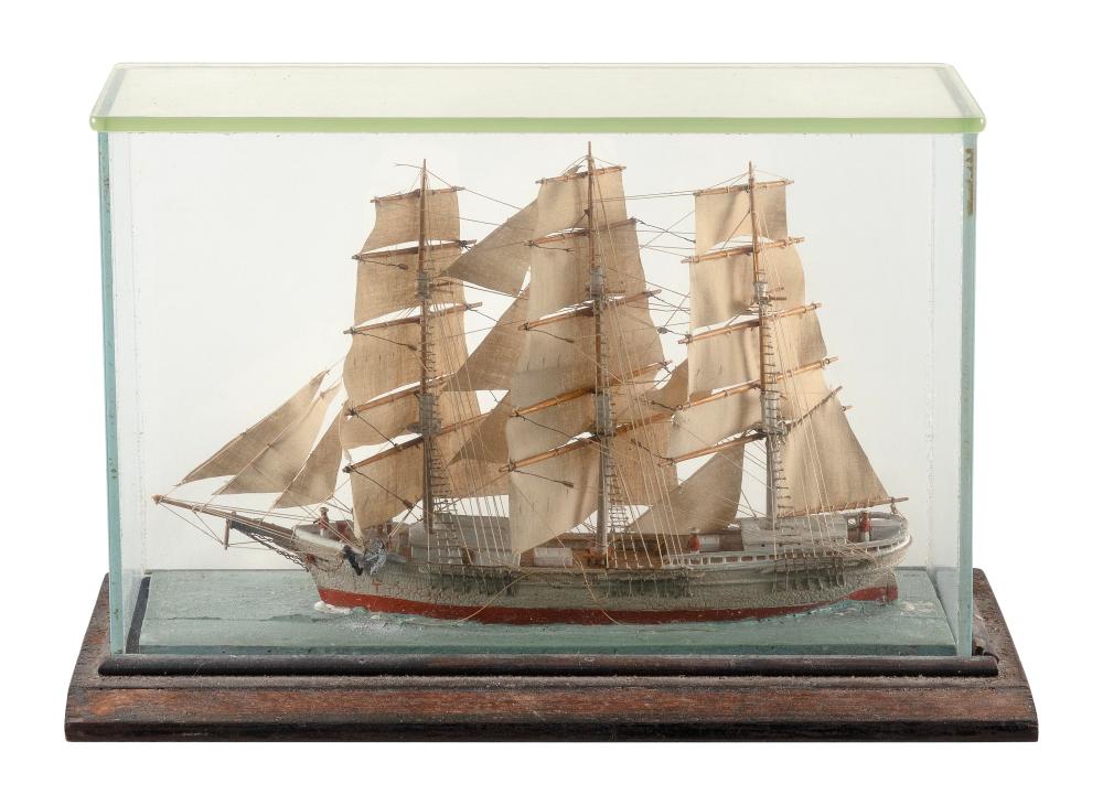CASED WATERLINE MODEL OF A