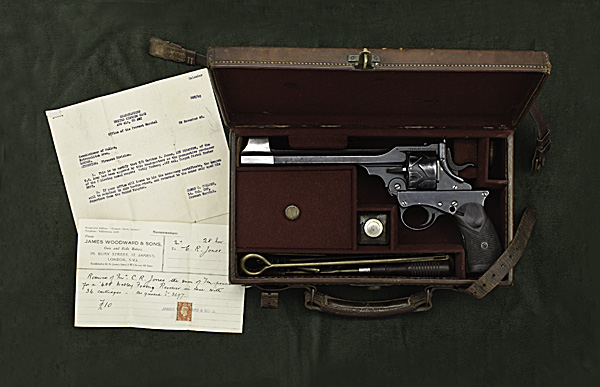 *Cased Webley Fosbery Target