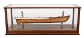 CASED WHALEBOAT MODEL 20TH CEN