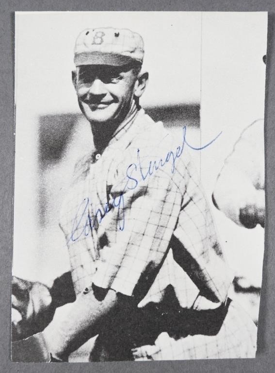 CASEY STENGEL SIGNED PICTURE, JOE