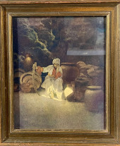CASSIM IN THE CAVE<br>Print by