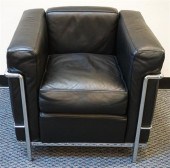CASSINA LE CORBUSIER BLACK LEA