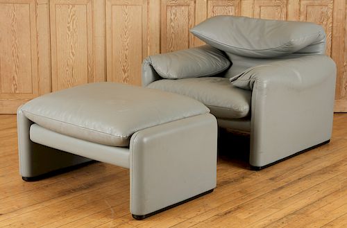 CASSINA MARALUNGA LEATHER LOUNGE