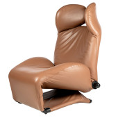 CASSINA 'WNK' LEATHER CHAIR<br