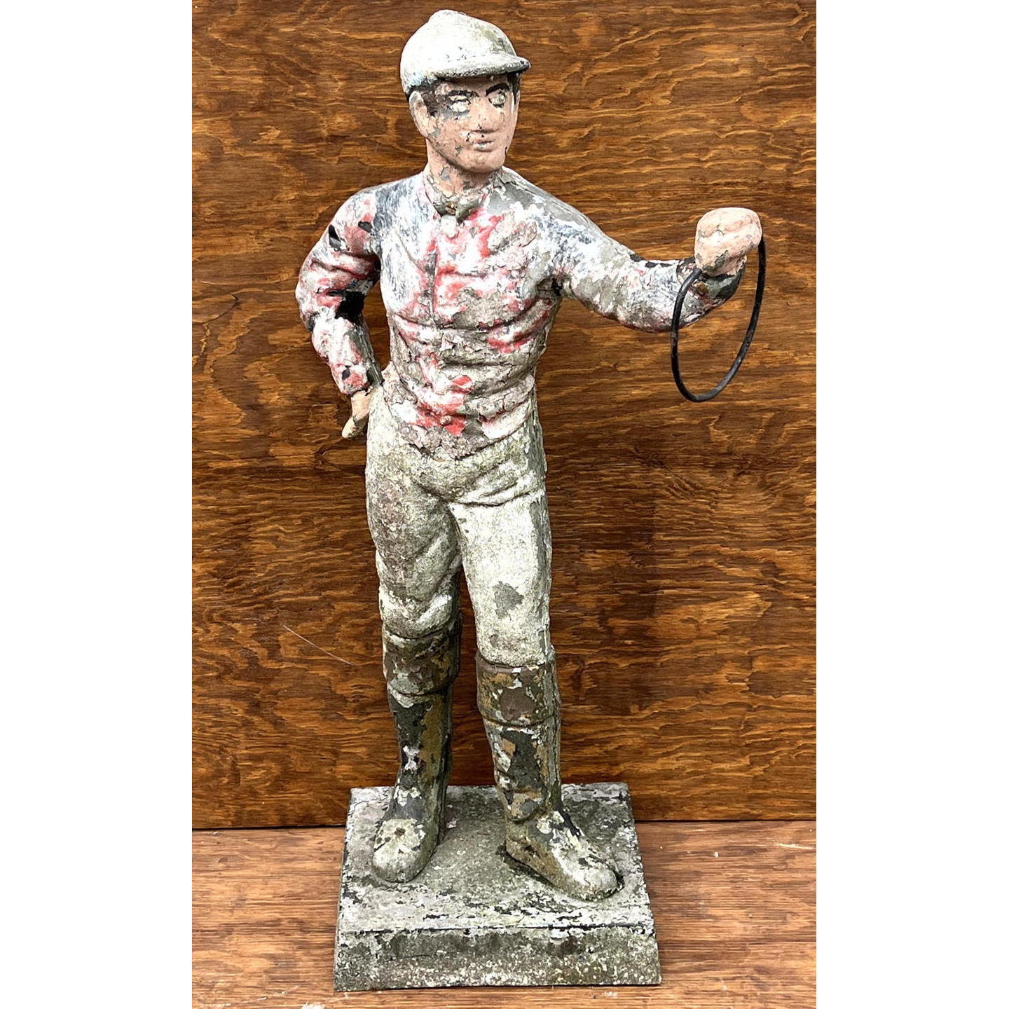 Cast Aluminum Lawn Jockey Garden