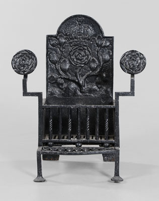 Cast and Wrought Iron Fire Grate