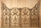 CAST AND WROUGHT IRON FOUR PAN