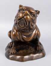 CAST BRASS BULLDOG, #1302 HEIG