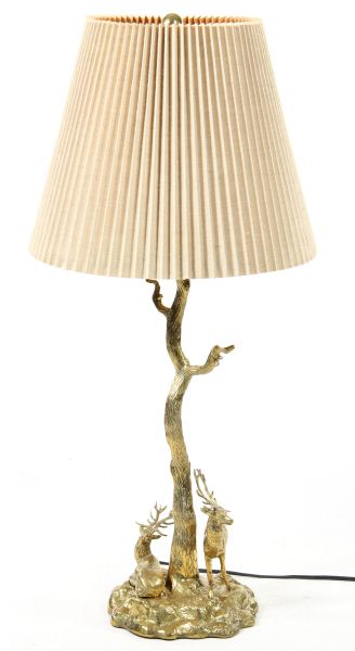 Cast Brass Table Lampnaturalistic