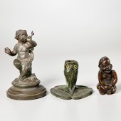 CAST BRONZE AND SPELTER NOVELT