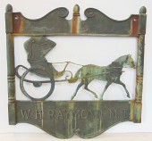 CAST BRONZE DOCTORS SIGN "W. H