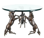 CAST BRONZE PATINA TRIPLE REAR