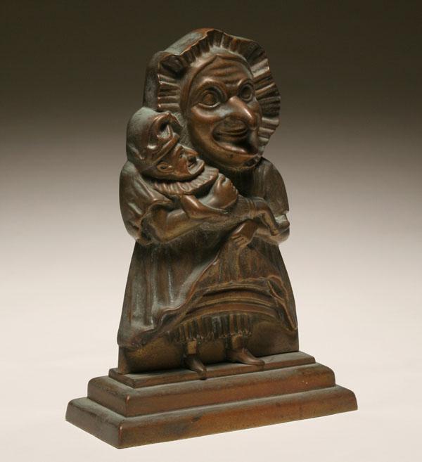 Cast bronze Punch and Judy