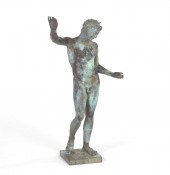 CAST BRONZE SCULPTURE OF AN AT