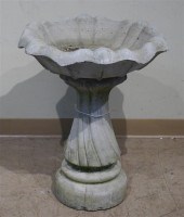 CAST CEMENT BIRD BATHCast Ceme