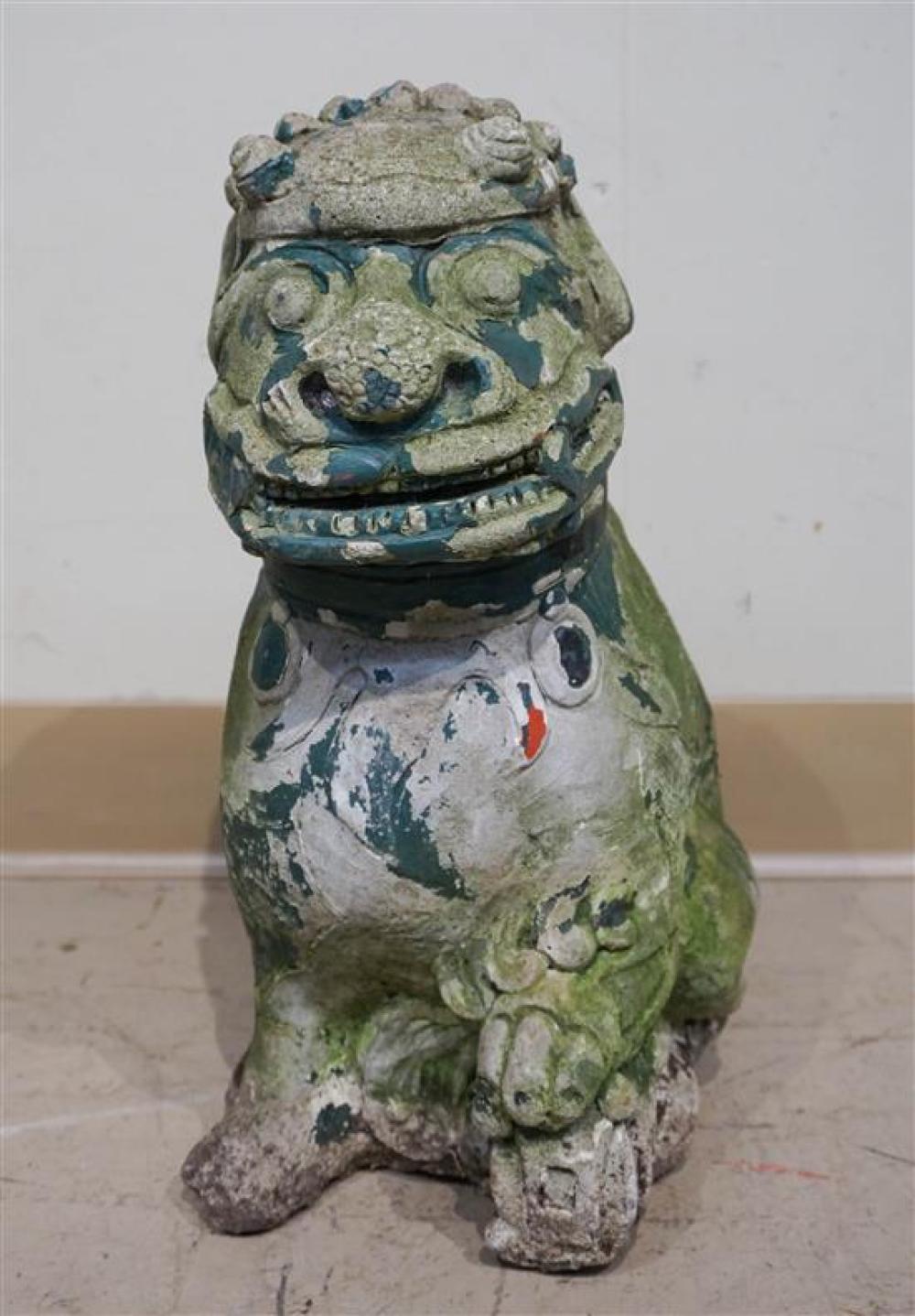 CAST CEMENT GARDEN FOO LIONCast