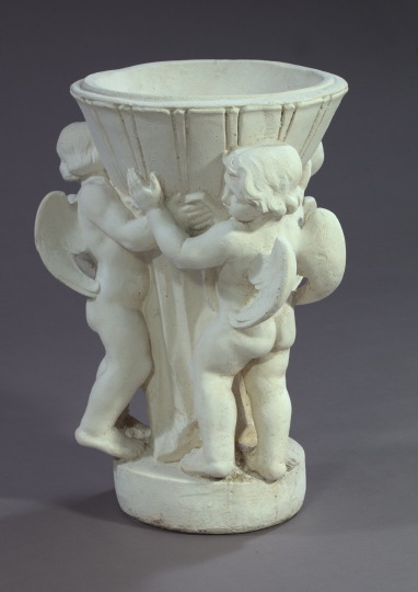 Cast-Cement Jardiniere,  modeled
