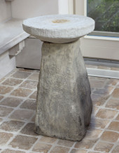 CAST CEMENT 'MUSHROOM' SIDE TA