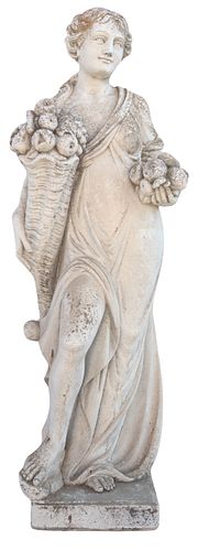 CAST CONCRETE ALLEGORY OF AUTUMN