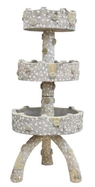 CAST CONCRETE FAUX BOIS
