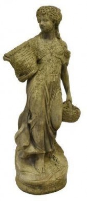 CAST CONCRETE FIGURE GARDEN ST