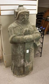 CAST CONCRETE GARDEN FIGURE, C