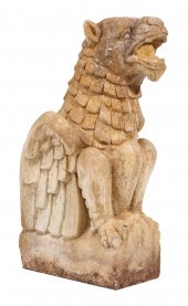 CAST CONCRETE GARDEN FIGURE OF