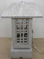 CAST CONCRETE GARDEN LANTERN,