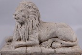 CAST CONCRETE GARDEN LION 15 X