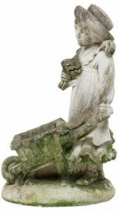 CAST CONCRETE GARDEN SCULPTURE