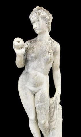 CAST CONCRETE GARDEN STATUE,