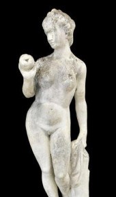 CAST CONCRETE GARDEN STATUE, B