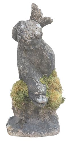 CAST CONCRETE PUTTI &AMP; DOLPHIN