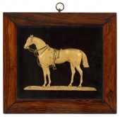CAST GILT BRONZE DRESSAGE HORS