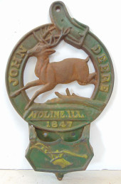 CAST IRON ADVERTISING SIGN "JO