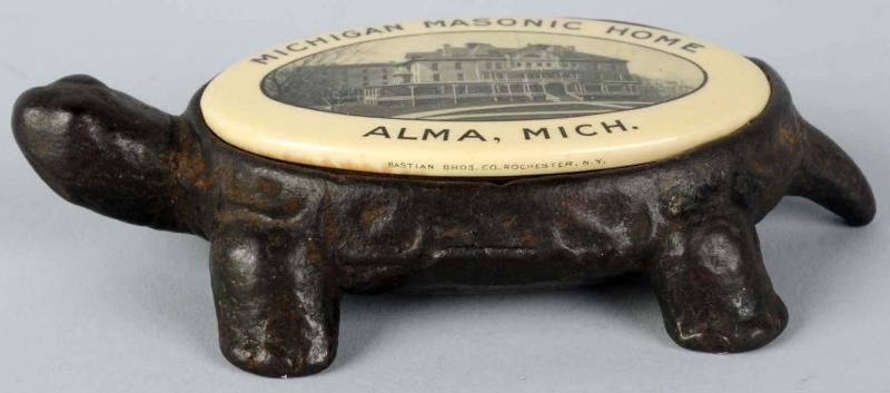 Cast Iron Advertising Turtle