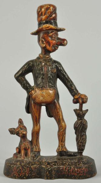Cast Iron Ally Sloper Doorstop. 