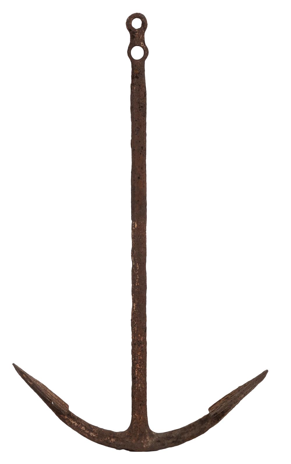 CAST IRON ANCHOR EARLY 20TH