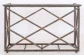 CAST IRON AND BRASS UMBRELLA /