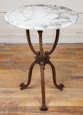 CAST IRON AND MARBLE BISTRO TA