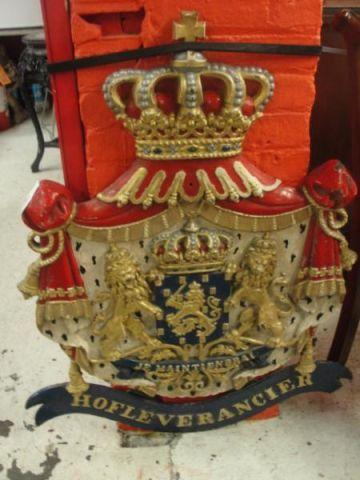 Cast Iron and Polychrome Dutch