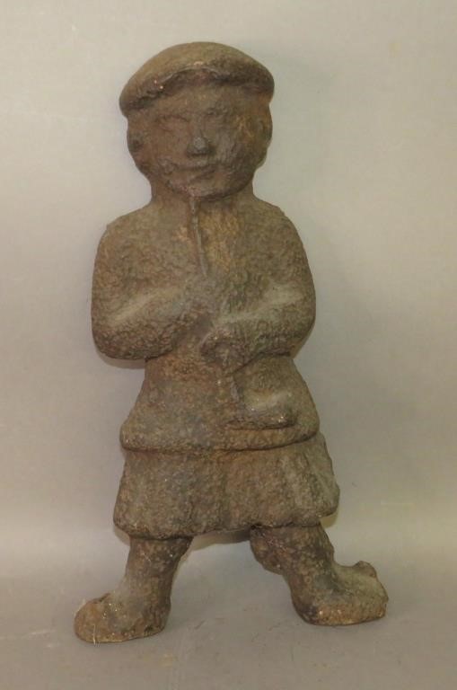 CAST IRON ANDIRON FRONTca.