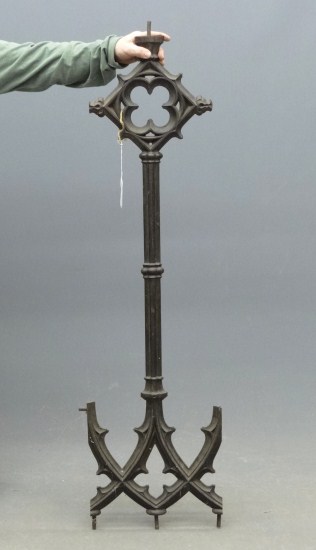 Cast iron architectural element.