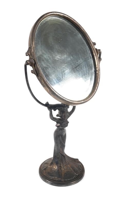 CAST IRON ART DECO FIGURAL