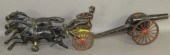 CAST IRON ARTILLERY HORSE DRAW