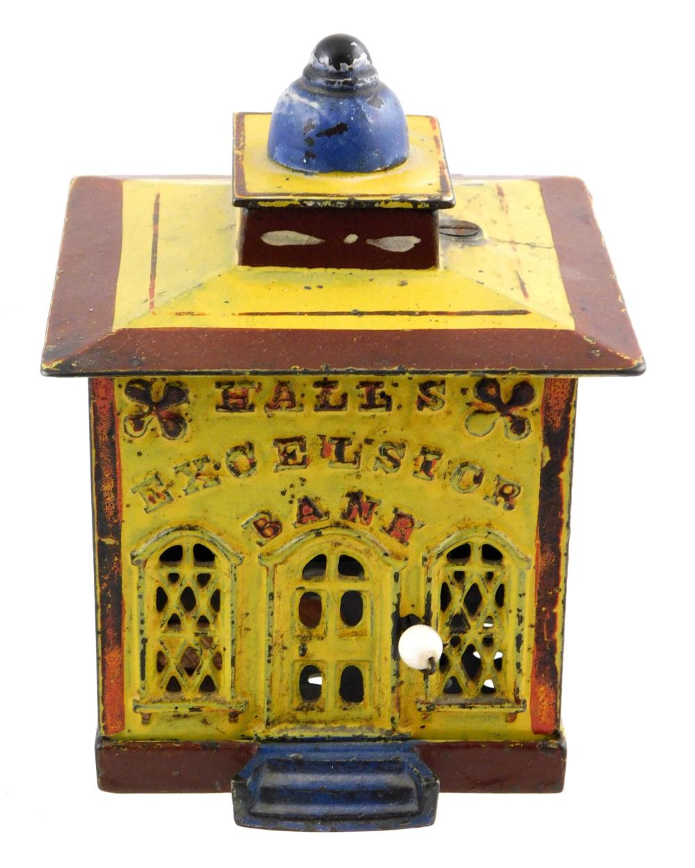 CAST IRON BANK, "HALL'S EXCELSIOR