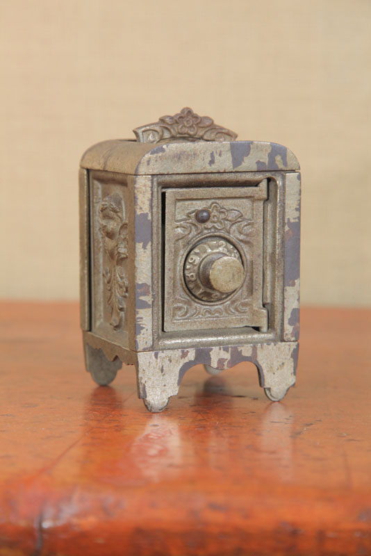 CAST IRON BANK. In the form of a