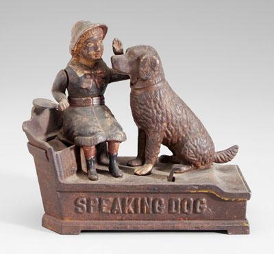 Cast iron bank &quot;Speaking