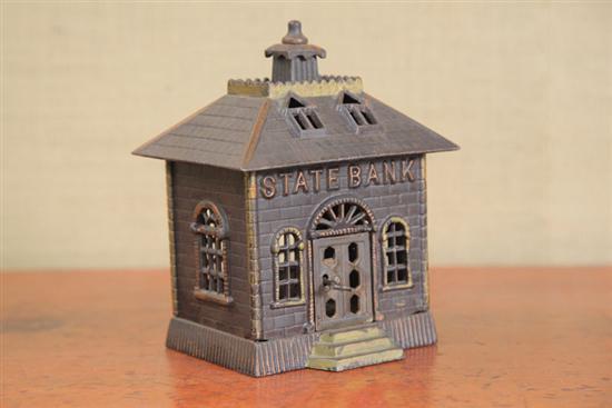 CAST IRON BANK. ''State Bank'' 